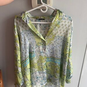 Zara paisley blouse